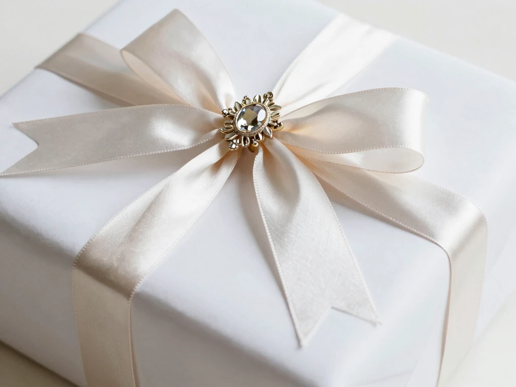 Elegant gift wrapping style